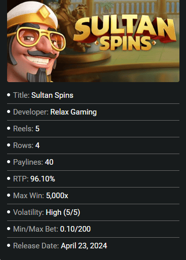 Sultan Spins